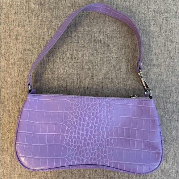 JW PEI Purple Leather Shoulder Bag - Picture 2 of 2